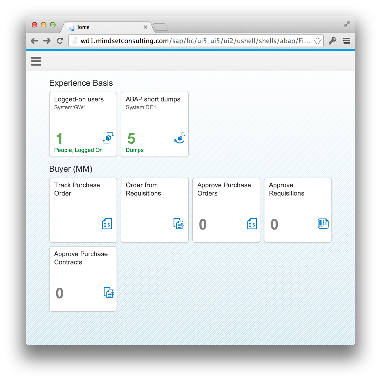 Setup SAP Fiori Launchpad