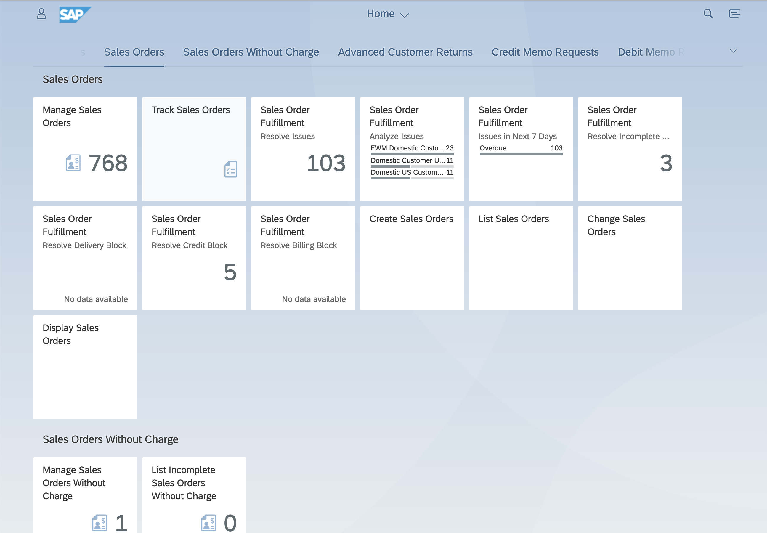 S/4HANA Screen Shots