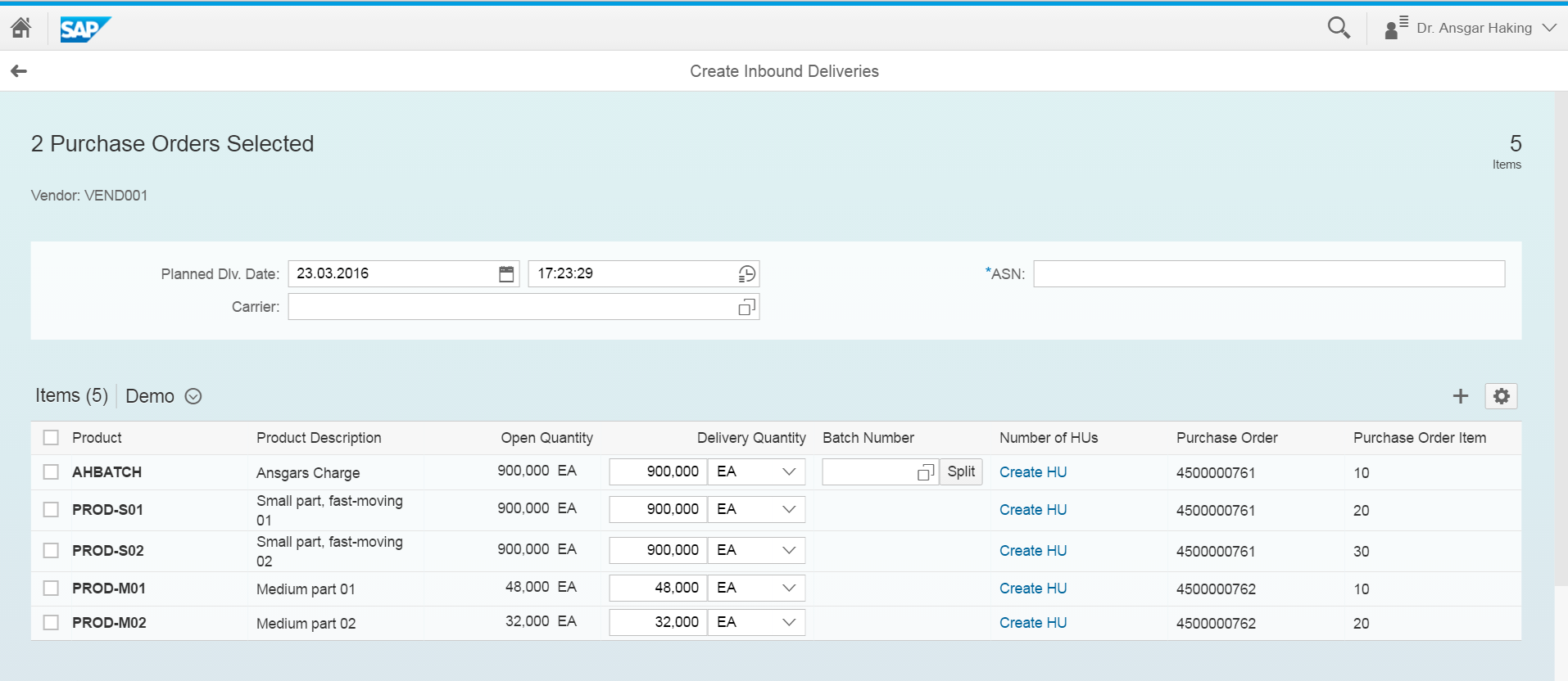 Enterprise Warehouse Management