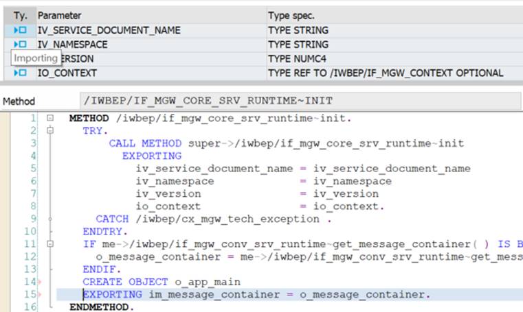 SAP Gateway development