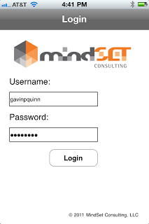 Mindset Consulting iPhone Login