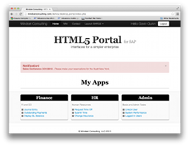 HTML 5 Portal