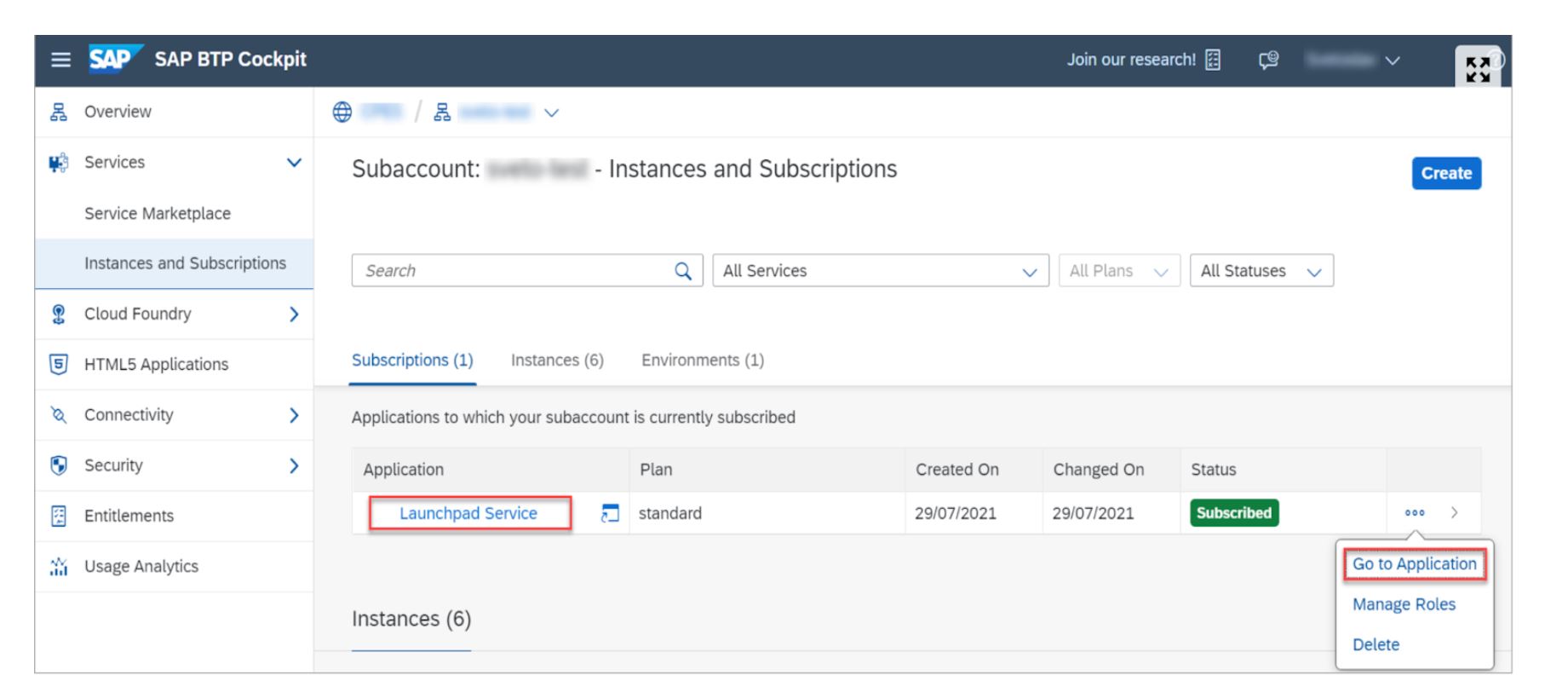 Innovations in BTP The SAP Launchpad Service part 2 Setting up your