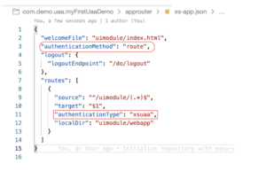 SAPUI5 Standalone Application Deployment with XSUAA in the BTP CF Environment