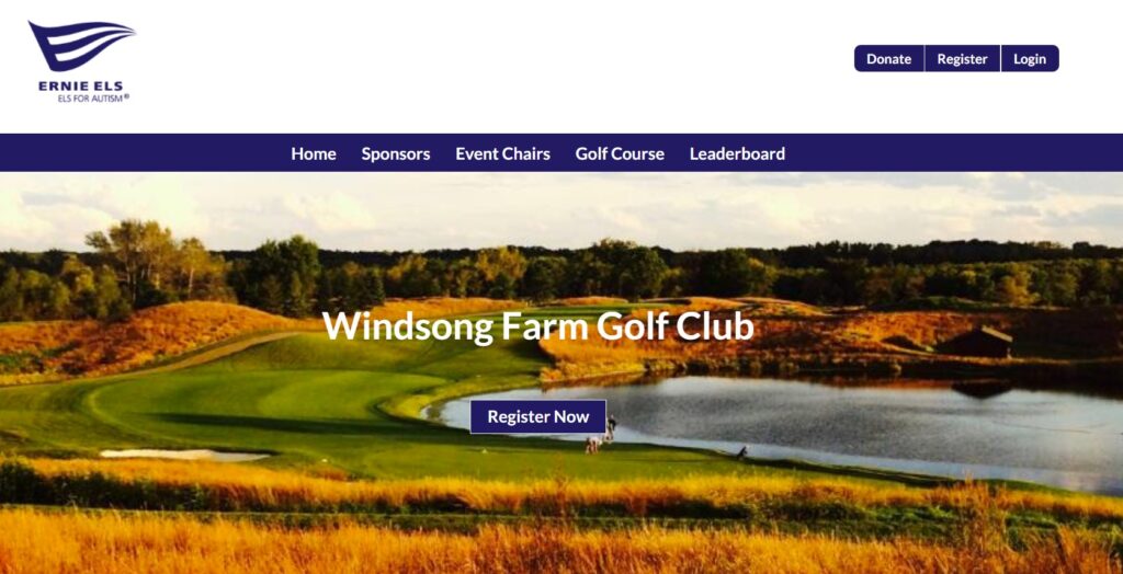 Sponsor Els for Autism Golf Event 2023
