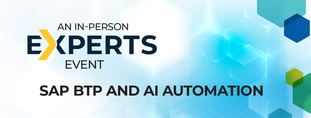 Fall EXperts Event: SAP BTP and AI